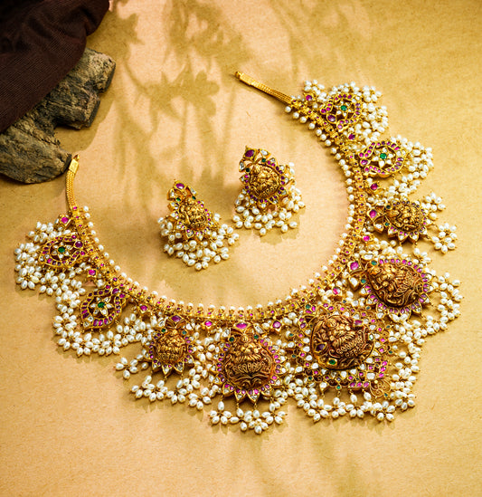 Decorative Guttapusalu Necklace