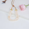 Elegant White Near Round Freshwater Pearl Choker Set