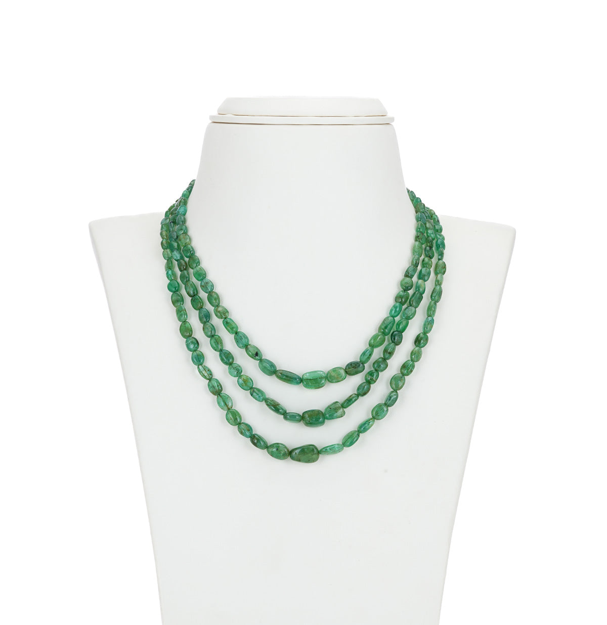 Natural Emerald Beads Necklace