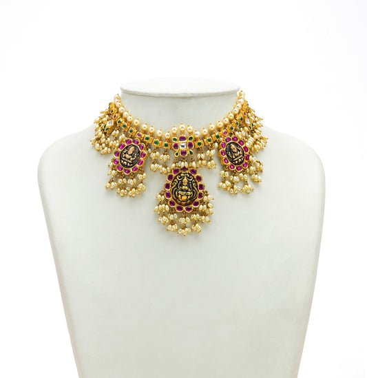 Artistic Laxmi Devi Kundan Gutta Pusalu