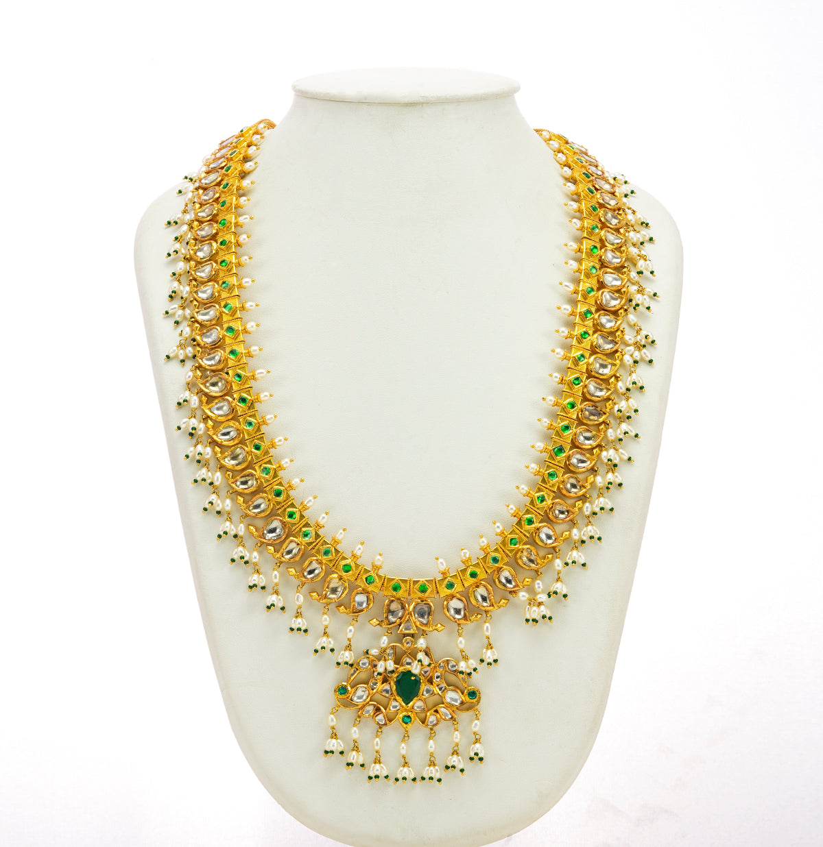 Bohemian Kundan Guttapusalu Necklace Set