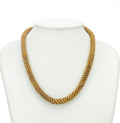 Bold Polki Gold Necklace