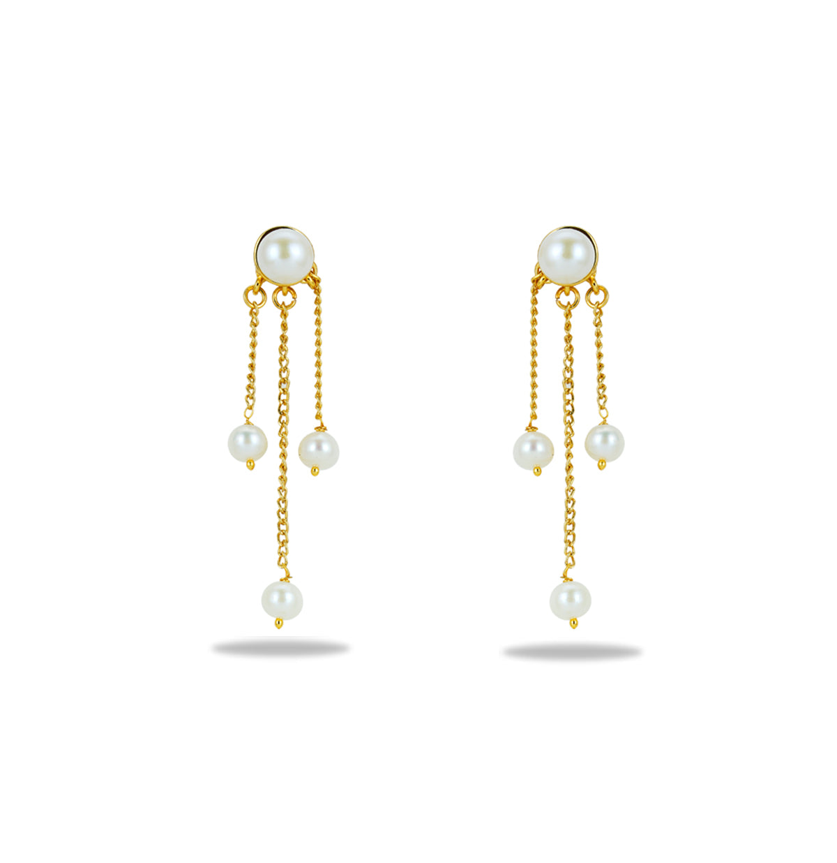 Mix White Freshwater Pearl Dangling Earring