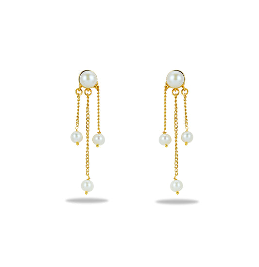 Mix White Freshwater Pearl Dangling Earring