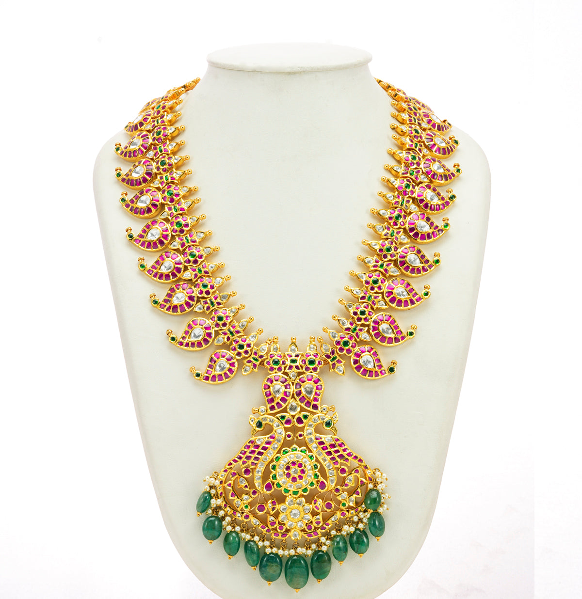 Decadent Kundan Mango Necklace Set