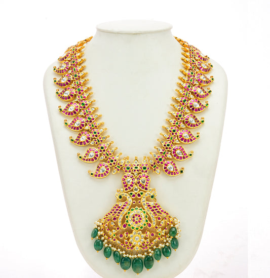 Decadent Kundan Mango Necklace Set