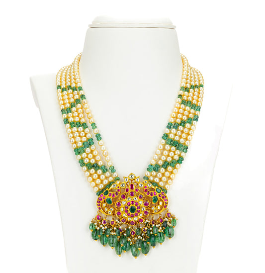 Precious Gold Kundan Necklace