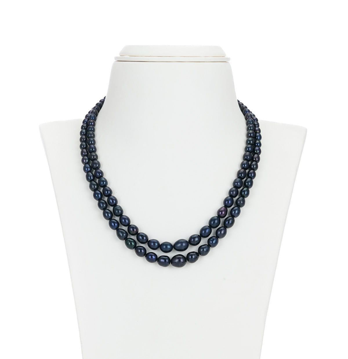 Grading Black Drop Freshwater Pearl Necklace Set - A Quality