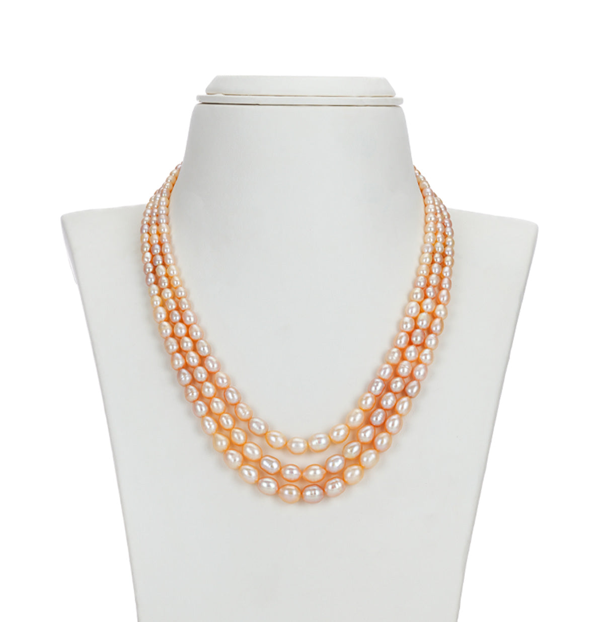 Grading Pink Drop Freshwater Pearl Necklace Set - AA Quality