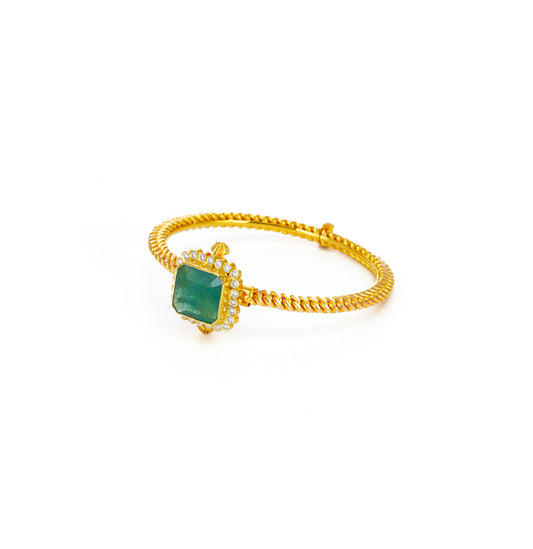 Classic Emerald Bangle