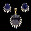 Favorite Sapphire Diamond Locket Set