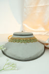 Elegant Emerald Gold Kundan Choker