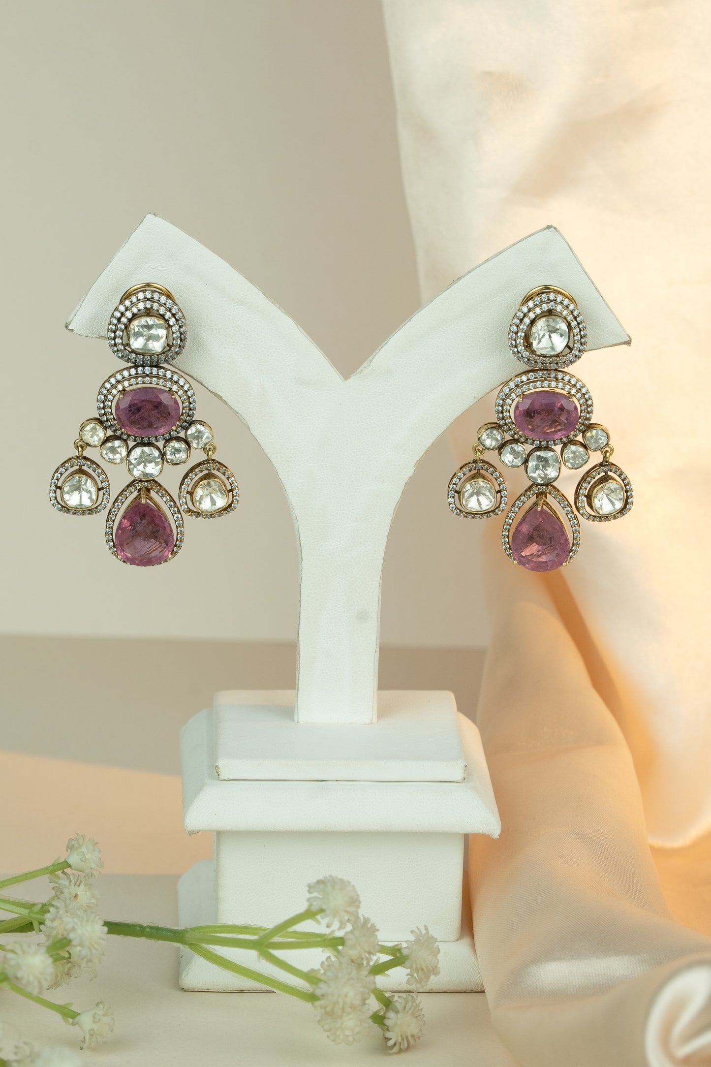 Royal Amethyst & Polki Choker Set