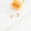 Exotic White Freshwater Pearl Stud Earrings