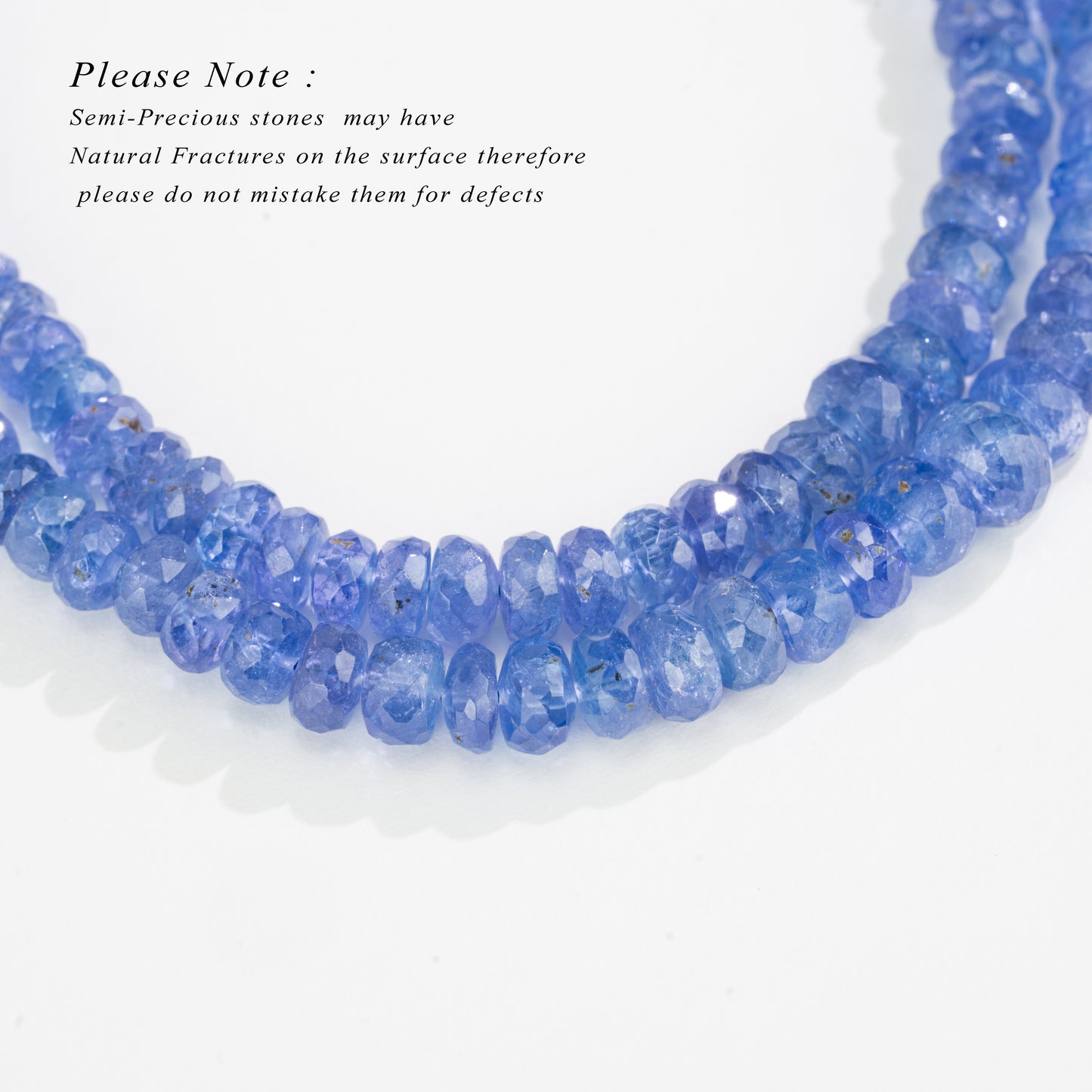 Timeless Tanzanite Beads Necklace