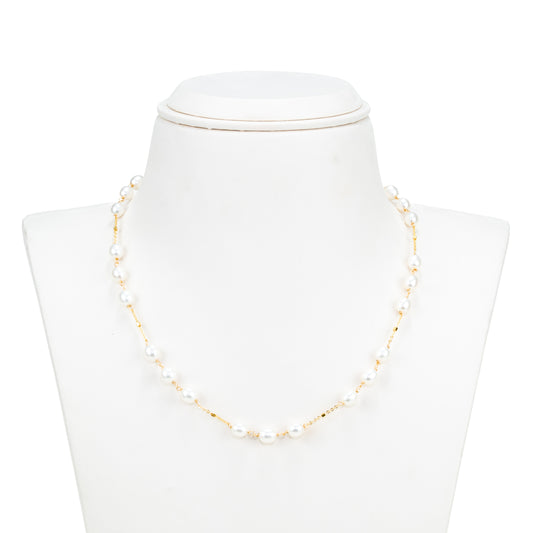 Modern Drop Freshwater Pearl Necklace