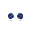 Real Blue Sapphire Stud Earrings