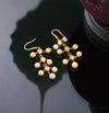 Sparkly Polki Hanging Earring