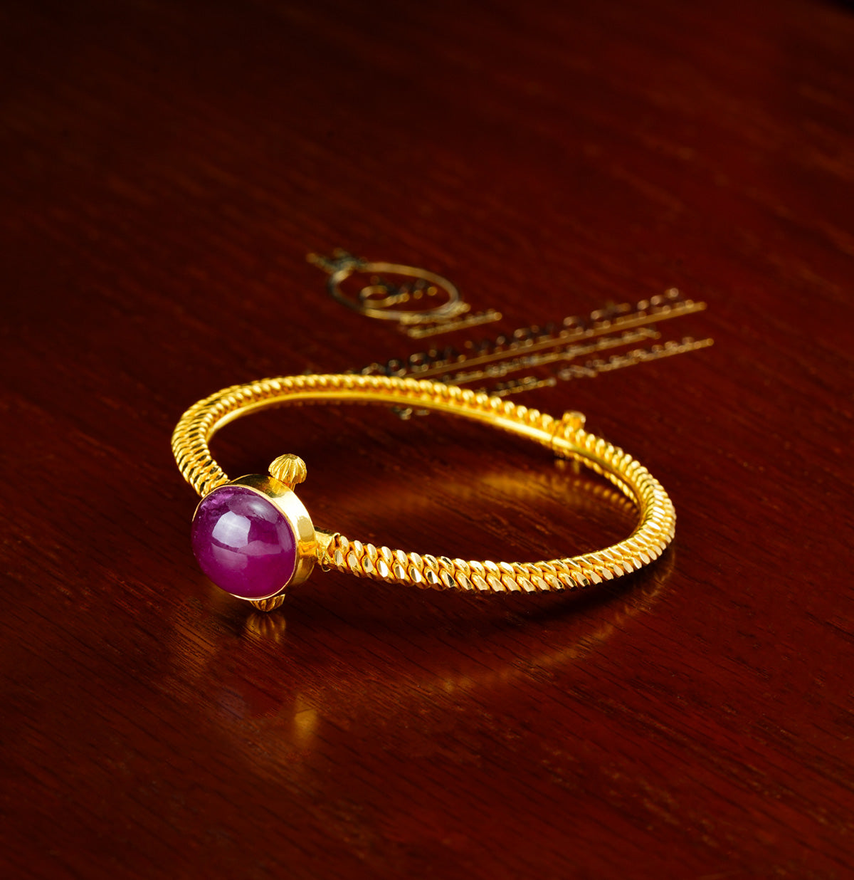 Captivating Ruby Bangle