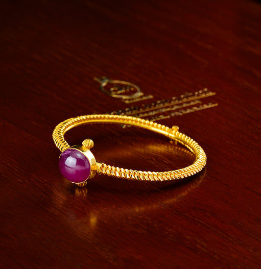 Captivating Ruby Bangle