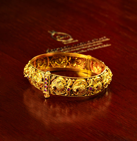 Handcrafted Ruby Bangle