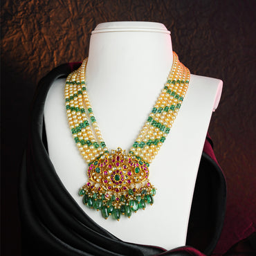 Precious Gold Kundan Necklace