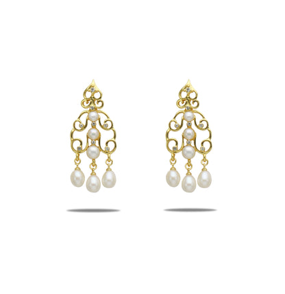 Exceptional Mix Freshwater Pearl Dangling Earring