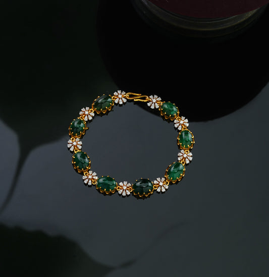 Comfortable Emerald Bracelet