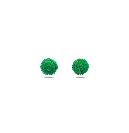 Versatile Natural Emerald Stud Earrings