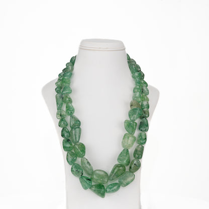 Green Semi Precious Stone Necklace