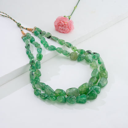 Green Semi Precious Stone Necklace