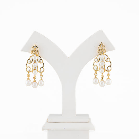 Exceptional Mix Freshwater Pearl Dangling Earring