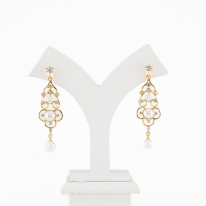 Graceful Mix Fancy Freshwater Pearl Dangling Earrings