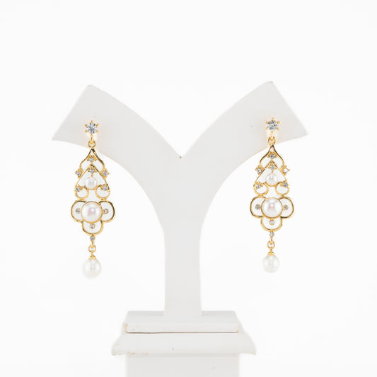 Graceful Mix Fancy Freshwater Pearl Dangling Earrings