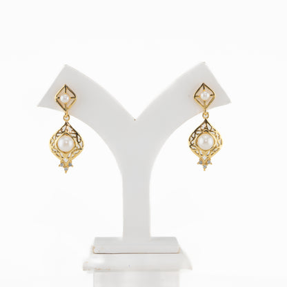 Exotic Fancy Freshwater Pearl Earrings