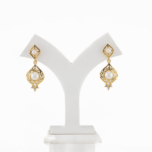 Exotic Fancy Freshwater Pearl Earrings