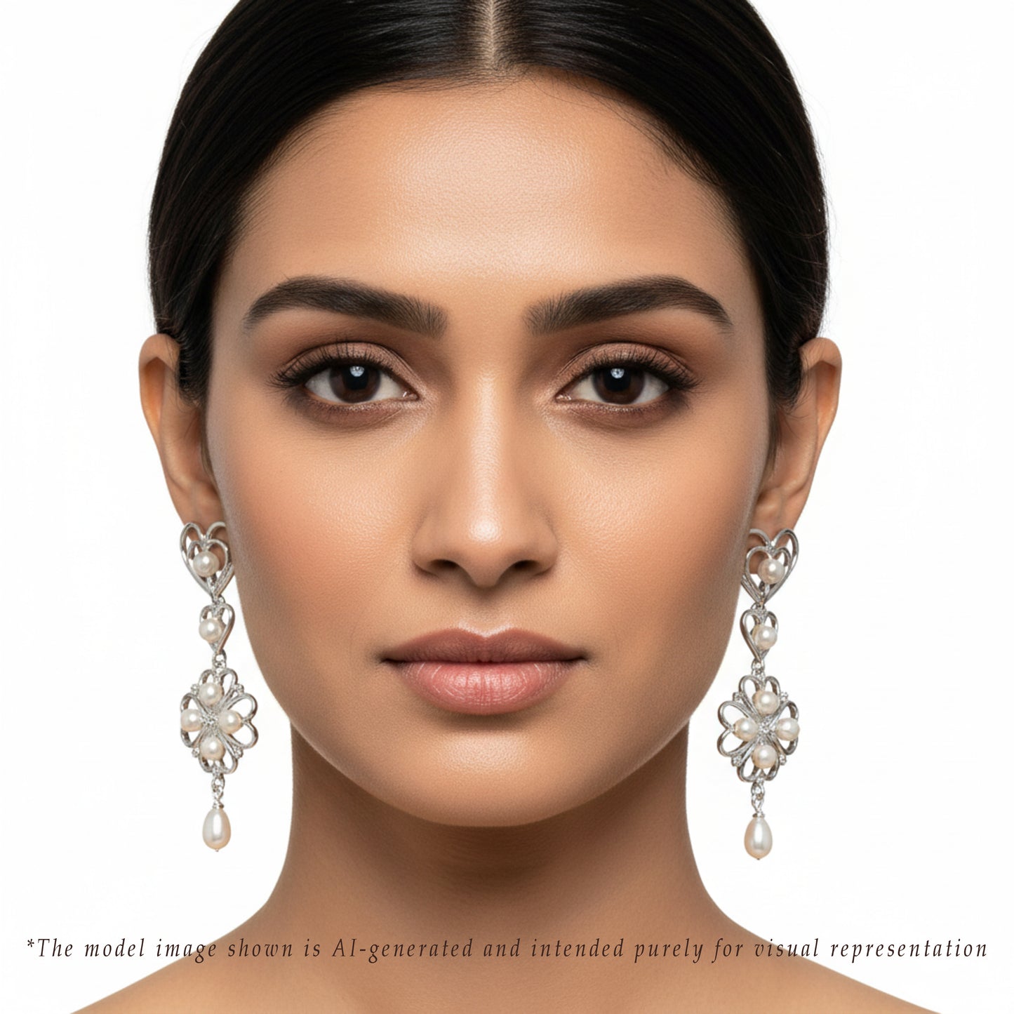 Durable Mix White Freshwater Pearl Dangling Earrings