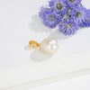 17.0-18.0mm White Round Pure Luxury South Sea Pearl With 18K Yellow Gold Pearl Locket