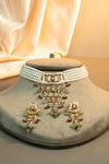 Royal Ruby Emerald Pearl Jadau Set