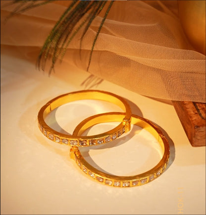 Glowing Gold Bangle