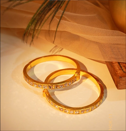 Glowing Gold Bangle