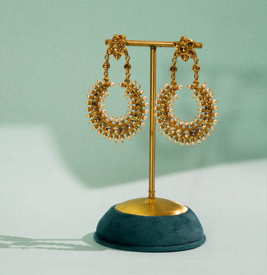 Designer Gold Earring