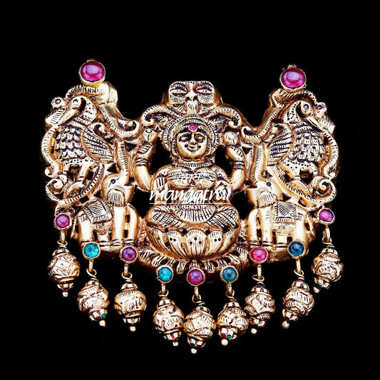 Kundan Gold Nakshi Locket