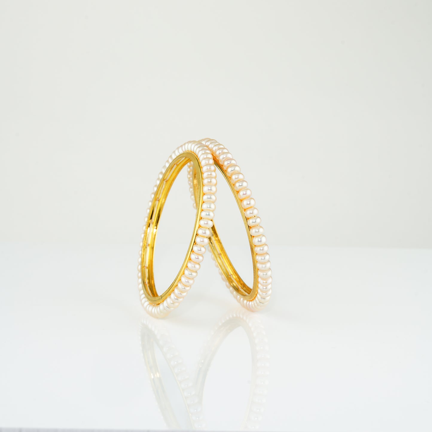 Superior Pink Freshwater Pearl Bangle