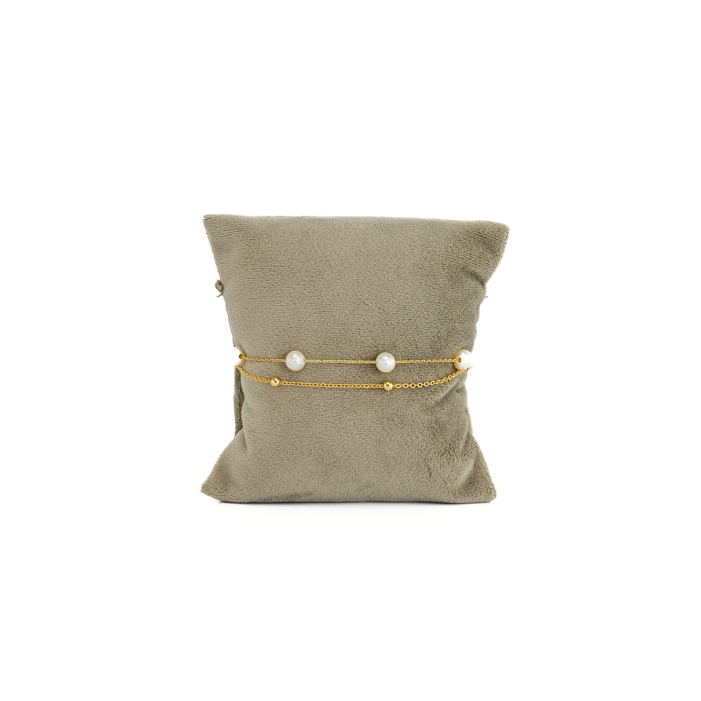 Beautiful White Round Freshwater Pearl Bracelet