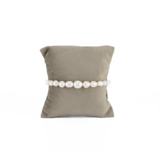 Grading White Drop Freshwater Pearl Bracelet