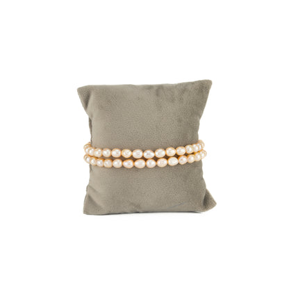 6.0-7.0mm Pink Drop Freshwater Pearl Bracelet