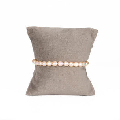 6.0-7.0mm Superior Pink Drop Freshwater Pearl Bracelet