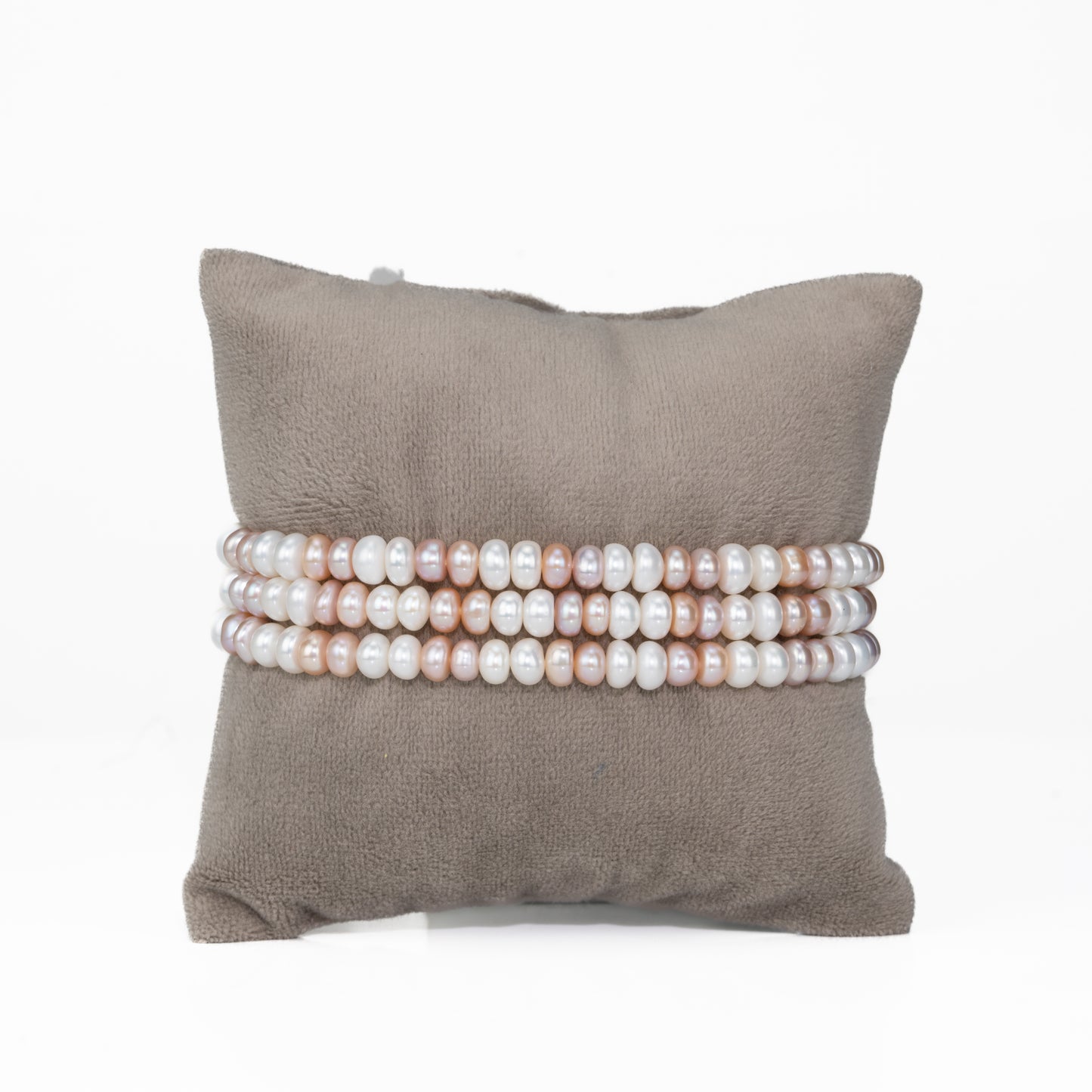 3.0-4.0mm Multicolor Button Freshwater Pearl Bracelet