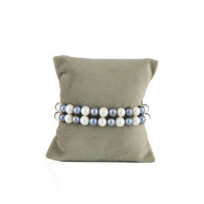 6.0-7.0mm Multicolor Near Round Freshwater Pearl Bracelet